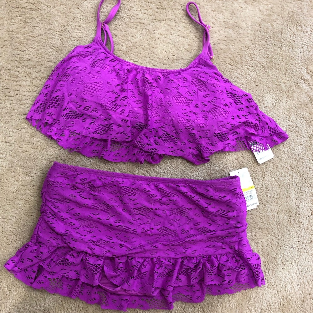Kenneth Cole Reaction Two Piece Bathing Suit